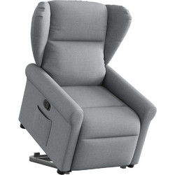 vidaXL Πολυθρόνα Relax Ανακλινόμενη Γκρι 3303374