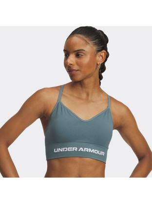 Under Armour Vanish Seamless Αθλητικό Μπουστάκι με Χαμηλή Στήριξη & Αφαιρούμενη Ενίσχυση Ανθρακί 1384417-587