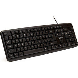 Spacer SPKB-S62 Black Πληκτρολόγιο