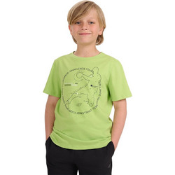 4F Παιδικό T-Shirt Κοντομάνικο Lime 4FJWAW25TTSHM2413-45S