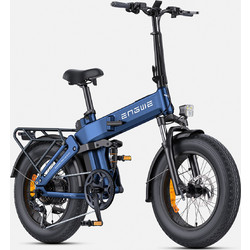 Engwe Engine Pro 3.0 Boost Σπαστό Ηλεκτρικό Ποδήλατο Mountain 20" 250W με 7 Ταχύτητες και Δισκόφρενα Navy Μπλε