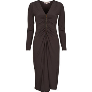 Michael Kors Midi Βραδινό Φόρεμα Σοκολατί MF583B9H6J-201