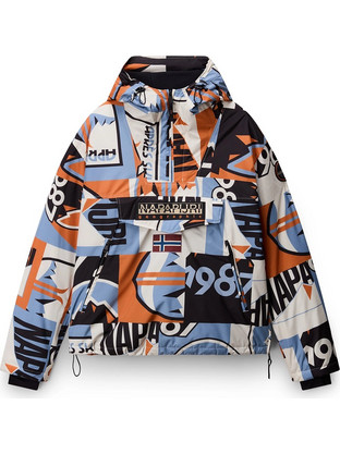 Napapijri Ανδρικό Μπουφάν Χειμωνιάτικο Pullover Πολύχρωμο NP0A88T8F0S1-AOP