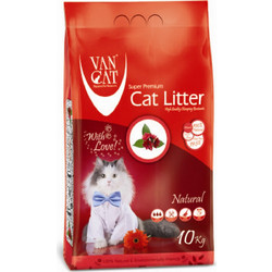 Van Cat Natural Άμμος Γάτας Μπετονίτης χωρίς Άρωμα 11.8lt