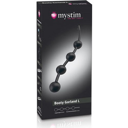 Mystim Booty Garland Πρωκτικές Μπίλιες 30cm Μαύρες