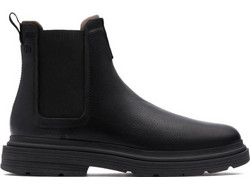 Clarks Badbury Easy Ανδρικά Chelsea Μποτάκια Μαύρα 26183256