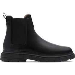 Clarks Badbury Easy Ανδρικά Chelsea Μποτάκια Μαύρα 26183256