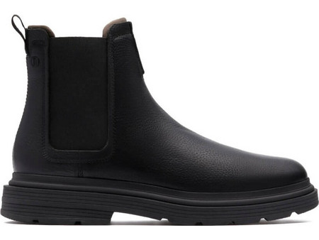 Clarks Badbury Easy Ανδρικά Chelsea Μποτάκια Μαύρα 26183256