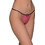 Milena By Paris Γυναικείο Sexy String με Δαντέλα Φούξια 6906