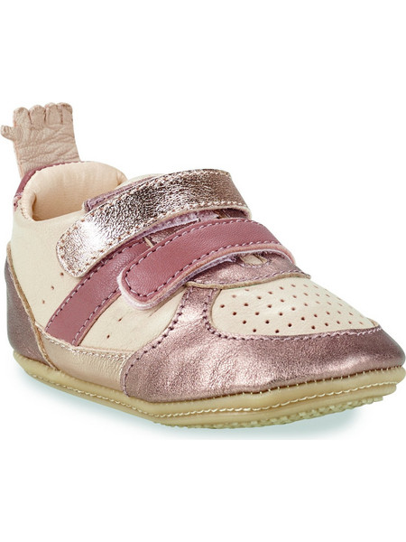 Easy Βρεφικά Slip Ons Αγκαλιάς Μπεζ Ροζ Χρυσό AKZ91B-17