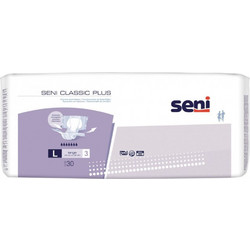 Seni Classic Plus Large Πάνες Ακράτειας 7 Σταγόνες 30τμχ