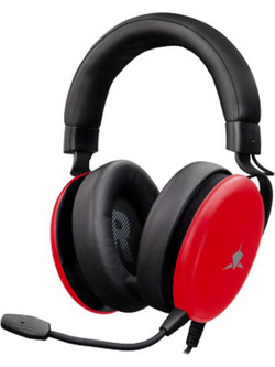White Shark GH-2540 Gaming Headset Over Ear Black Red