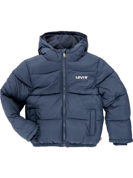 Levi's Παιδικό Μπουφάν Χειμωνιάτικο Puffer Αντιανεμικό Navy Μπλε 9EN633-UF3