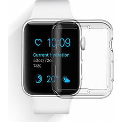 Sonique Θήκη Σιλικόνης για Apple Watch 10 42mm Διαφανής