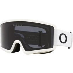 Oakley Target Line S OO7122-05 Μάσκα Σκι & Snowboard Ενηλίκων Λευκή με Φιμέ Φακό Κόκκινο