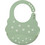 BabyOno Paws Αδιάβροχη Σαλιάρα Σιλικόνης με Κουμπί & Τσέπη 6m+ Πράσινο Mint