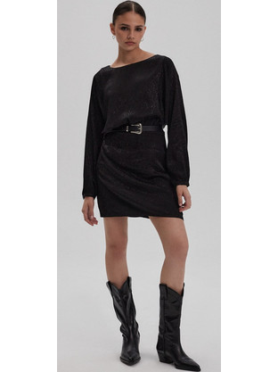 Diverse Mini Βραδινό Φόρεμα Μαύρο DV-LOOKA