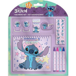 Lilo & Stitch Σετ Ζωγραφικής 18.5x2x17.5cm 12τμχ