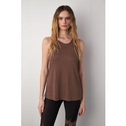 Sugarfree Γυναικείο Αθλητικό T-Shirt Σοκολατί 25842021-208