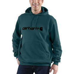 Carhartt Ανδρικό Φούτερ με Κουκούλα & Τσέπες Πετρόλ 100074-GM1
