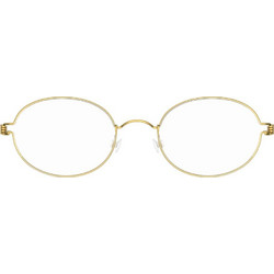 Lindberg RIM YORK GT Γυναικείος Σκελετός Γυαλιών Οράσεως Μεταλλικός Χρυσός