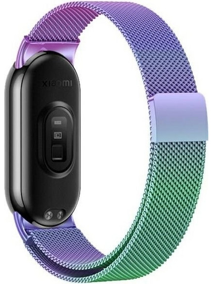 Beline Magnetic Λουράκι Μεταλλικό Multicolor (Xiaomi Smart Band 9 / 8)