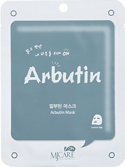 MjCare Korean Cotton Arbutin Sheet Μάσκα Προσώπου για Λάμψη 22gr