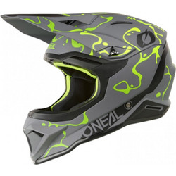Oneal 1SRS Splash V.26 Grey Neon Yellow Κράνος Μηχανής Motocross 1380gr