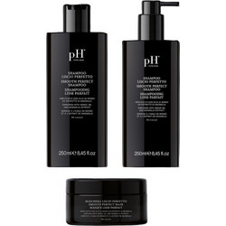 pH Laboratories Smooth Perfect Σετ Περιποίησης Μαλλιών Conditioner 250ml + Μάσκα 200ml + Σαμπουάν 250ml