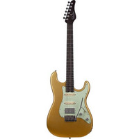 Schecter Nick Johnston Ηλεκτρική Κιθάρα ST Style με Μαγνήτες HSS & Ταστιέρα Ebony Atomic Saffron