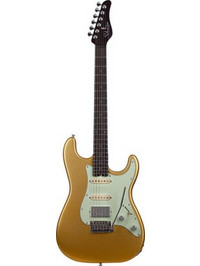 Schecter Nick Johnston Ηλεκτρική Κιθάρα ST Style με Μαγνήτες HSS & Ταστιέρα Ebony Atomic Saffron