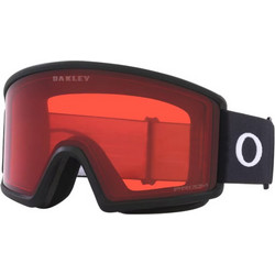 Oakley Target Line L OO7120-17 Μάσκα Σκι & Snowboard Ενηλίκων Μαύρη με Φιμέ Φακό Κόκκινο