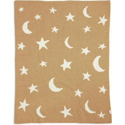 Mamas & Papas Moon/Star Κουβέρτα Αγκαλιάς Πλεκτή 70x90 Εκρού