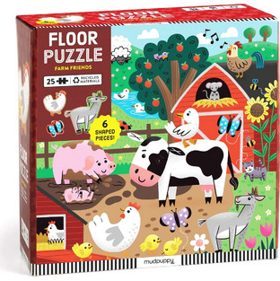 Παιδικό Puzzle Mudpuppy Δαπέδου Οι Φίλοι της Φάρμας 25 Κομμάτια