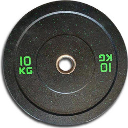 Mds Δίσκος Ολυμπιακού Τύπου Bumper 10kg Φ50mm