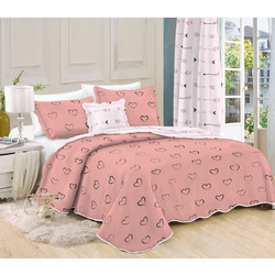 Viopros Σετ Παιδικό Κουβερλί Μονό Microfiber με Μαξιλαροθήκη 160x240 5409 Σομόν