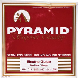 Pyramid Σετ 6 Χορδές Ηλεκτρικής Κιθάρας Stainless Steel 10-52" Medium Tension