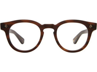 Garrett Leight MBRT45 Ανδρικός Σκελετός Γυαλιών Οράσεως Κοκάλινος Καφέ