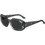 Karl Lagerfeld KL6167S-020 Γυναικεία Γυαλιά Ηλίου Ορθογώνια Κοκάλινα Μαύρα με Μαύρο Φακό