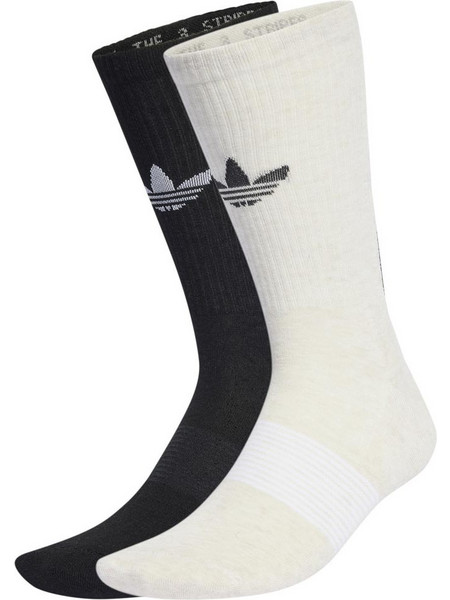 Adidas Ανδρικές Κάλτσες Ψηλές Μαύρες Εκρού 2Pack IR5731