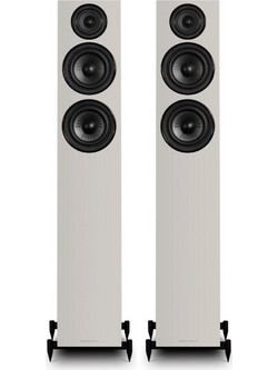 Wharfedale Diamond 12.4i Ζεύγος Ηχείων Hi-Fi Δαπέδου 200W 2.5 Δρόμων Stone Grey