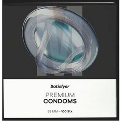 Satisfyer Premium 53mm Προφυλακτικά με Λιπαντικό 100τμχ