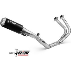 MIVV MK3 Σετ Εξάτμισης για Kawasaki Z 650 με Σιγαστήρα Black