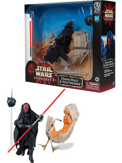 Hasbro Star 25th Anniversary Wars Episode 1 Darth Darth Maul & Sith Speeder Σετ Φιγούρες Δράσης για 4+ Ετών