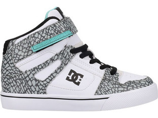 DC Παιδικά Sneakers Μποτάκια Γκρι Γαλάζια ADBS300329-113