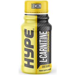 Hype L-Carnitine Lemon Θερμογεννετικός Λιποδιαλύτης με Καρνιτίνη 3000mg 60ml