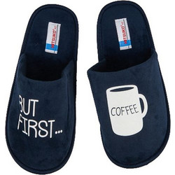 Mitsuko Χειμερινές Ανδρικές Παντόφλες Navy Μπλε WS03285M-BLU