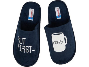 Mitsuko Χειμερινές Ανδρικές Παντόφλες Navy Μπλε WS03285M-BLU