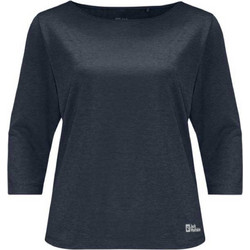 Jack Wolfskin Γυναικείο Αθλητικό T-Shirt Μαύρο 1809541-1388
