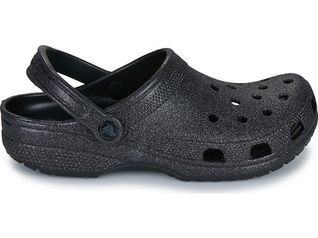 Crocs Σαμπό Classic Glitter Clog 205942-0WH